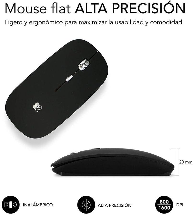 Mala + Rato Sem Fios Subblim Select Pack para Portáteis até 15.6"/ Cinta para Trolley/ Preto - Imagem 5