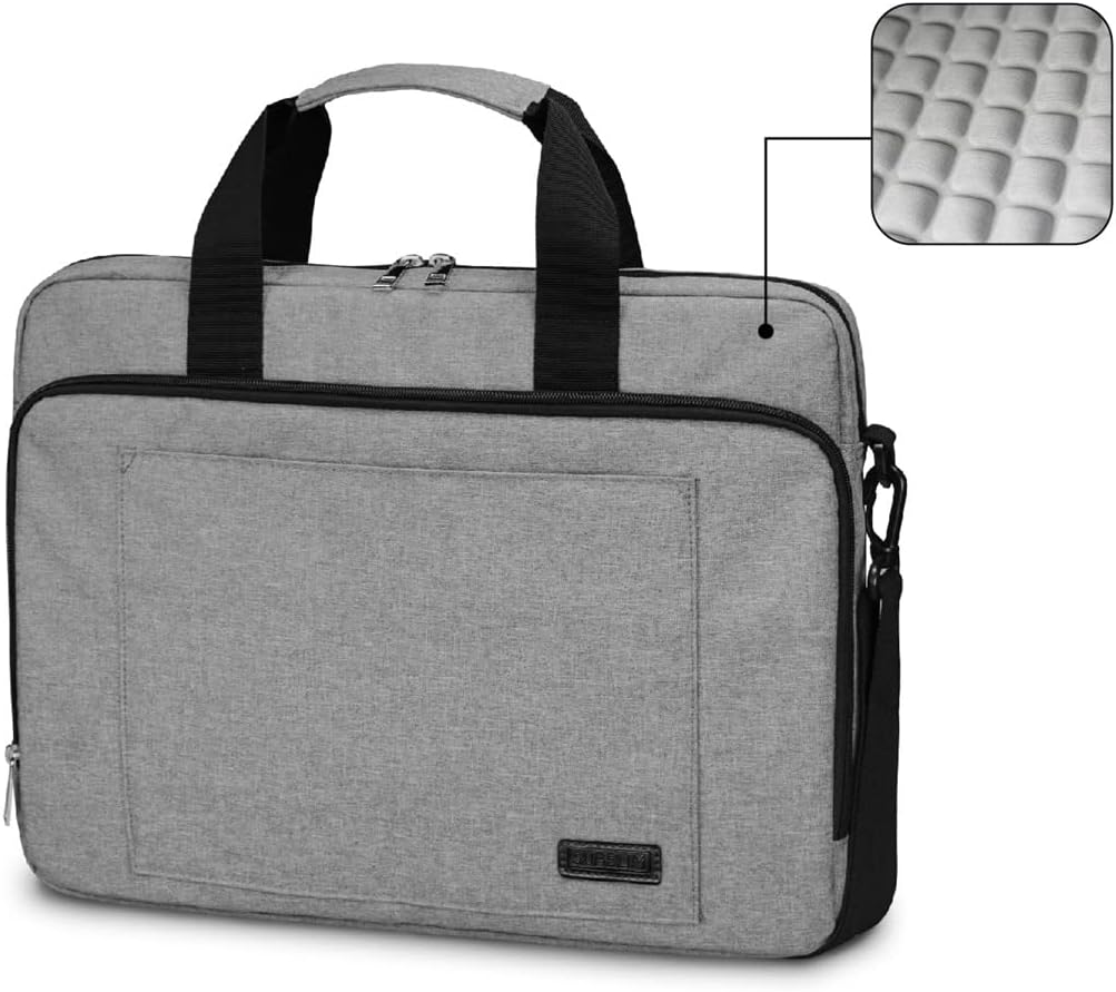 Mala Subblim Air Padding para Portáteis até 15.6"/ Fita para Trolley/ Cinzento