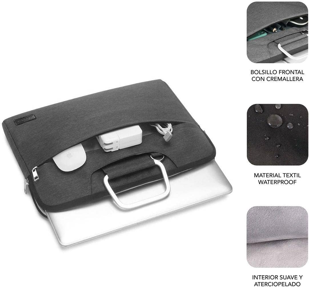 Mala Subblim Business Laptop Sleeve para Portáteis até 15.6"/ Fita para Trolley/ Cinzento - Imagem 3