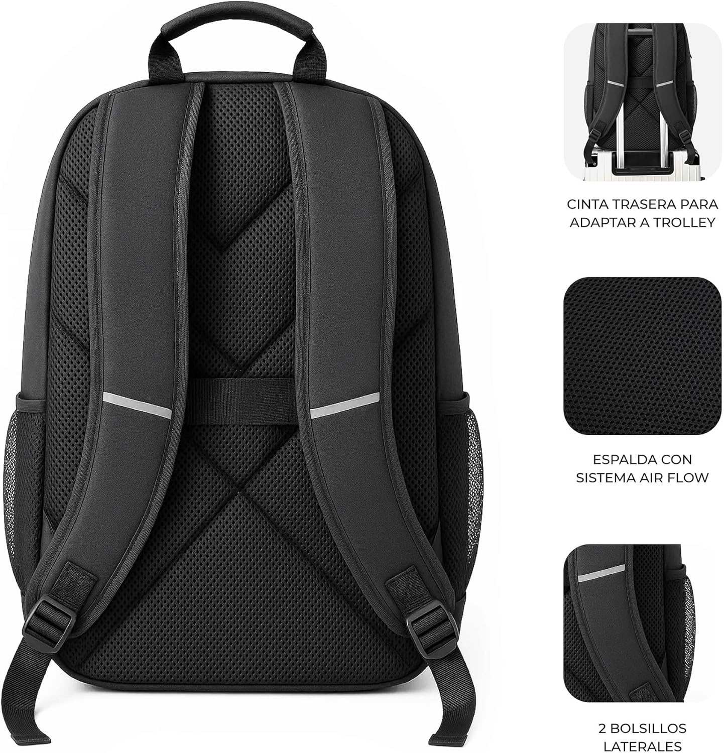 Mochila Subblim Xpand Air Padding Backpack para Portáteis até 15.6"/ Porta USB/ Azul - Imagem 5