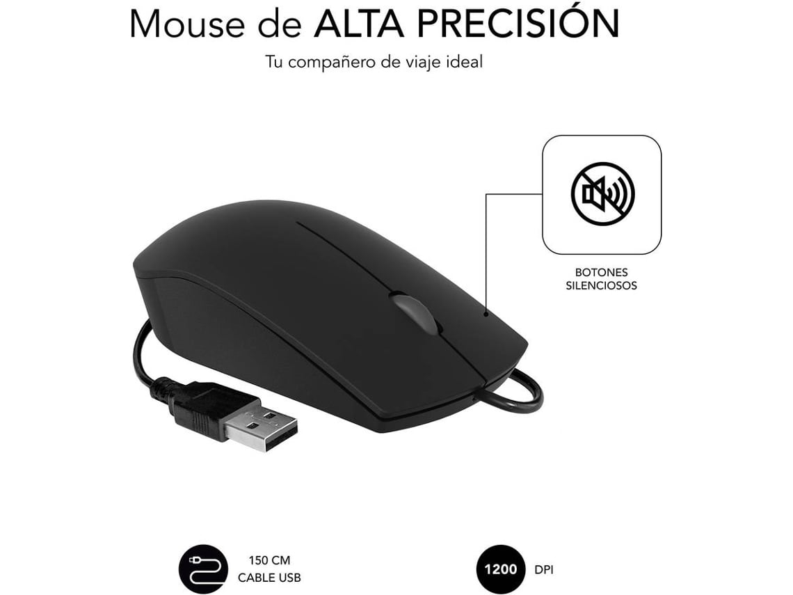 Rato Subblim Business Silencioso/ Até 1200 DPI - Imagem 4