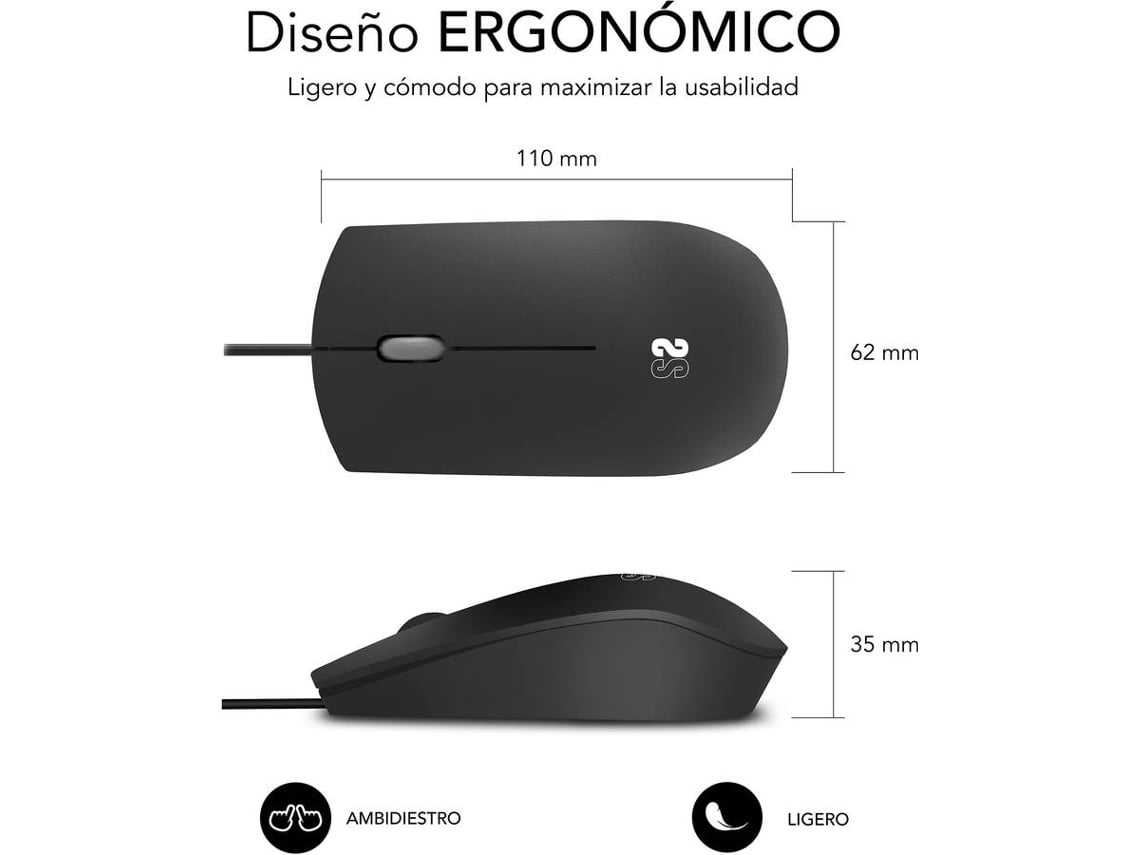 Rato Subblim Business Silencioso/ Até 1200 DPI - Imagem 3