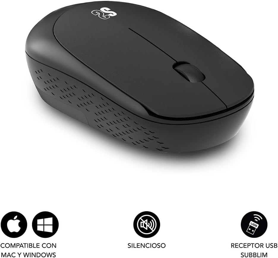 Rato Sem Fios Subblim Business Plus Silencioso/ Até 1200 DPI - Imagem 2