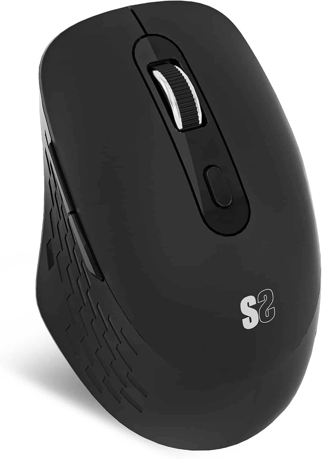 Rato Ergonómico Sem Fios por Bluetooth/ 2.4GHz Subblim Curve Ergo Dual Battery/ Bateria recarregável/ Até 1600 DPI/ Preto