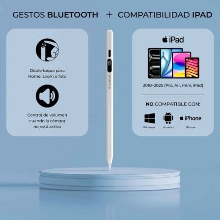 Caneta Eletrónica Subblim NoteFlow Pen para iPad/ Branco - Imagem 5