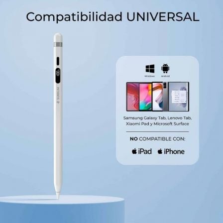 Lápis Eletrónico Subblim NoteFlow Pen Universal para Android e Windows/ Branco - Imagem 4