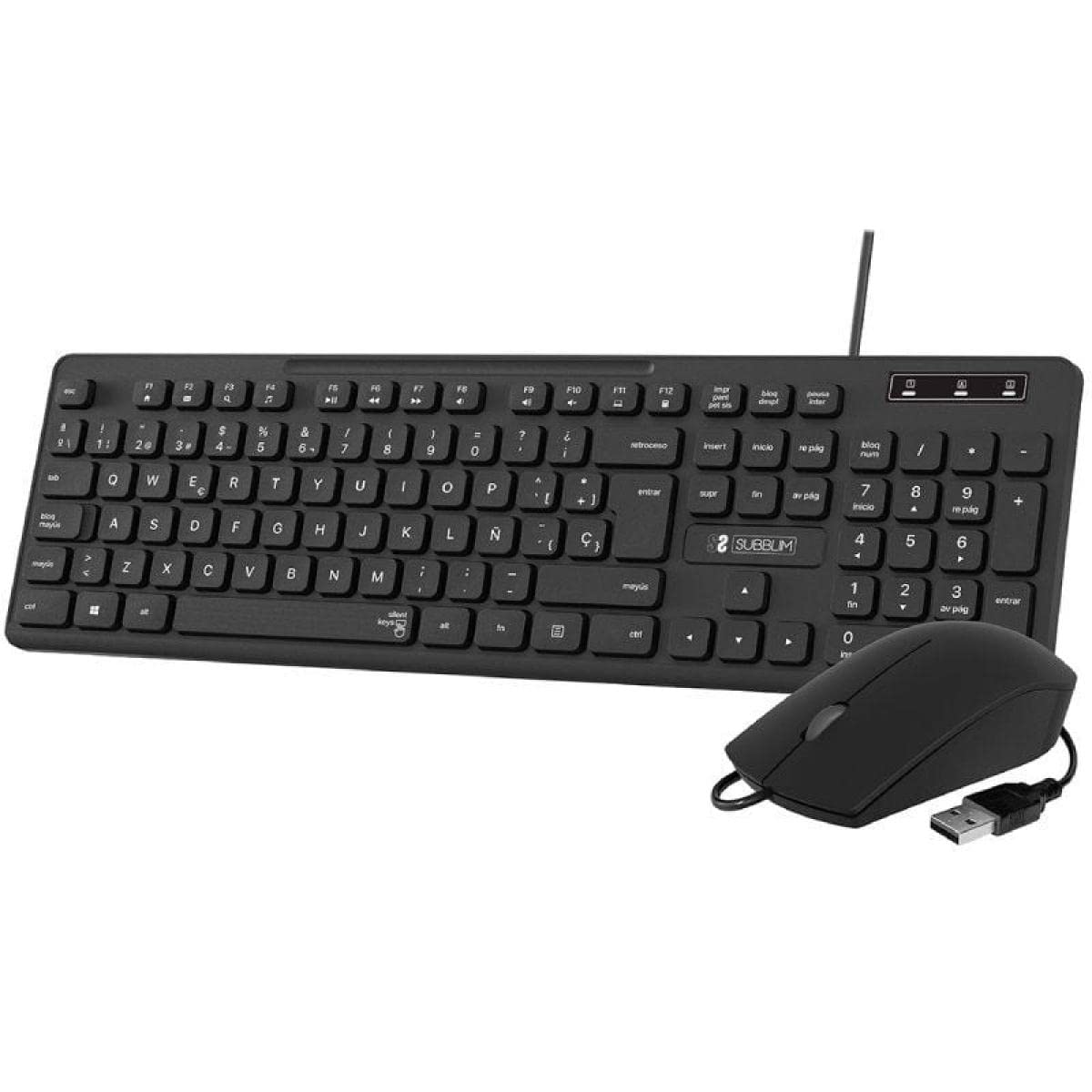Teclado e Rato Subblim Combo Business Slim CSSK01