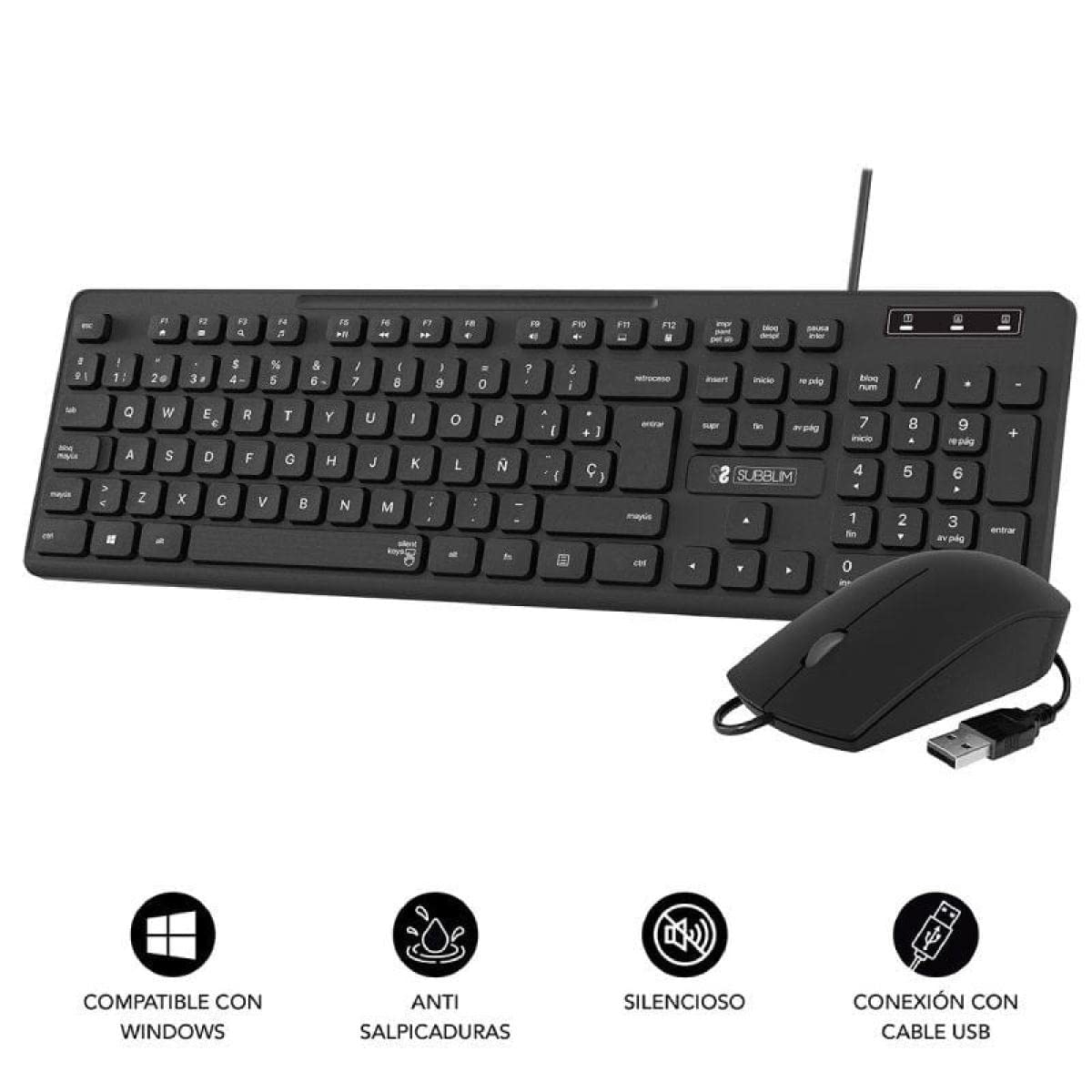 Teclado e Rato Subblim Combo Business Slim CSSK01 - Imagem 5