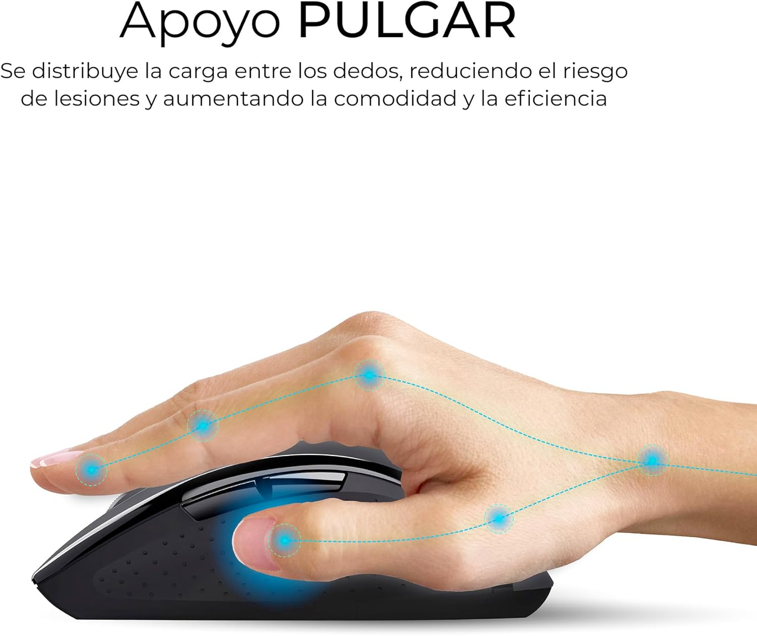 Teclado e Rato Sem Fios Subblim Combo Dual Office Prowave/ Preto - Imagem 9