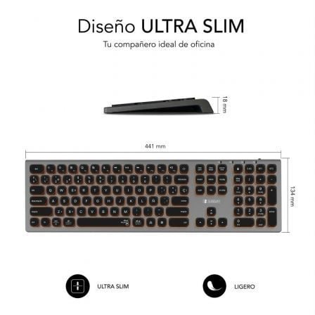 Teclado Sem Fios Subblim Master/ Cinzento e Preto - Imagem 4