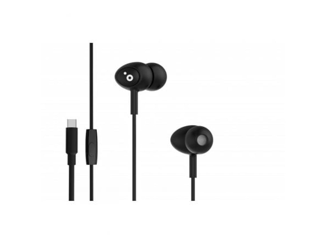 Auriculares Intra-auditivos Sunstech BEATC/ com Microfone/ USB Tipo-C/ Pretos
