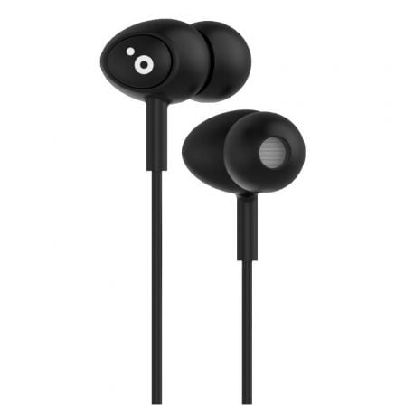 Auriculares Intra-auriculares Sunstech Pops/ com Microfone/ Jack 3.5/ Pretos