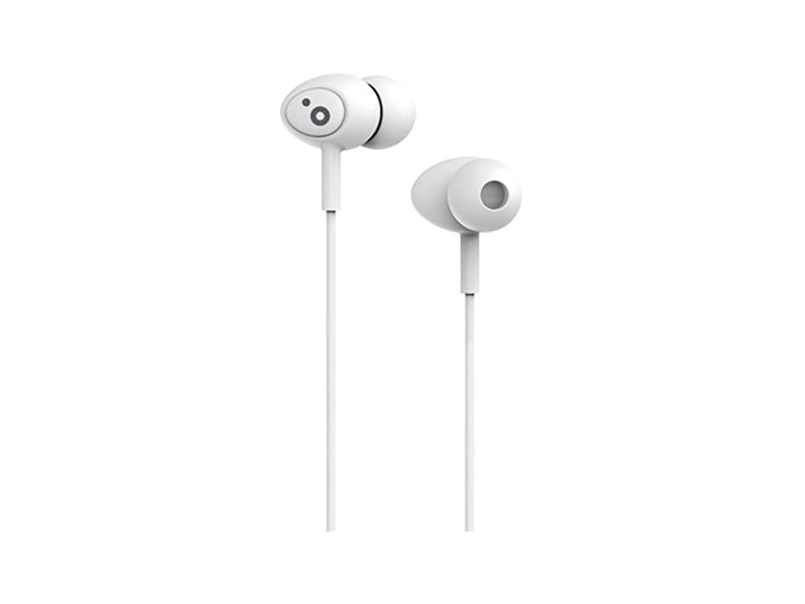 Auscultadores Intrauditivos Sunstech Pops/ com Microfone/ Jack 3.5/ Brancos