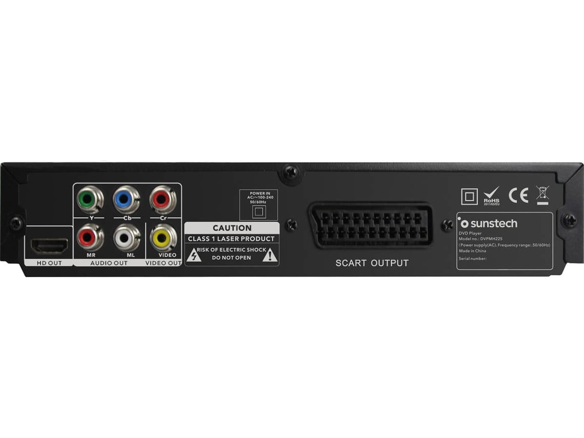 Leitor DVD Sunstech DVPMH225BK - Imagem 3