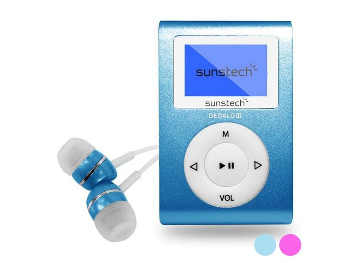 Leitor MP3 Sunstech Dedalo III/ 8GB/ Rádio FM/ Azul - Imagem 2