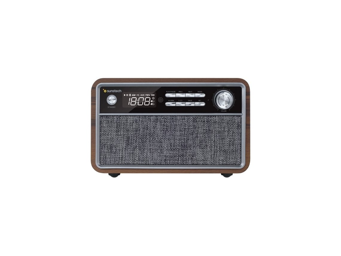 Rádio Vintage Sunstech RPBT500/ Madeira - Imagem 2