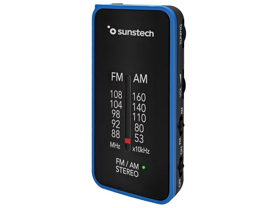 Rádio Portátil Sunstech RPC6BL/ a Pilhas/ Azul