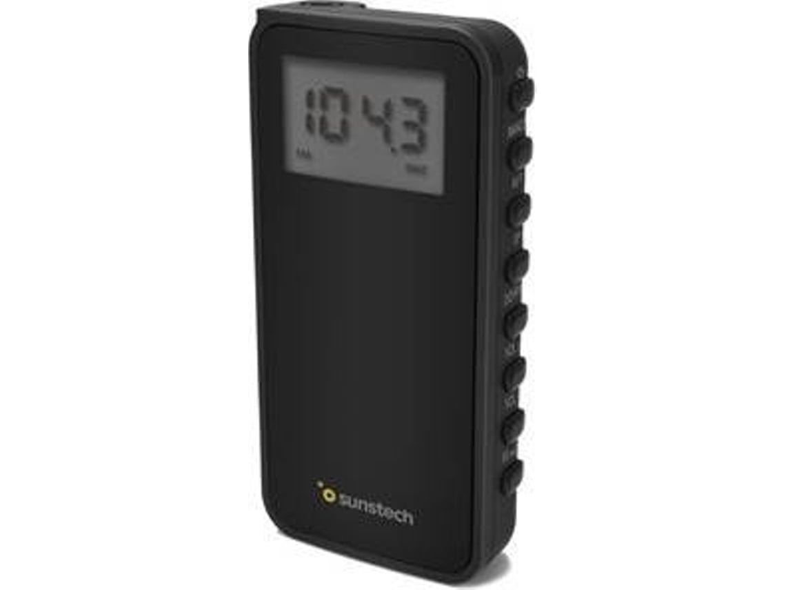 Rádio Portátil Sunstech RPD23/ Preto