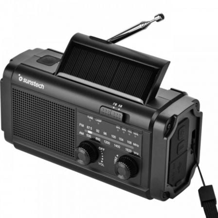 Rádio Portátil Sunstech RPE25/ Preta - Imagem 2