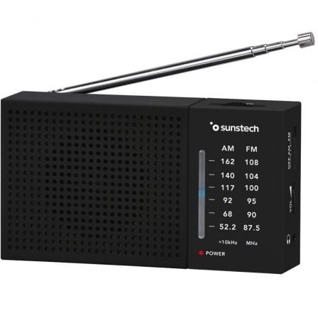 Rádio Portátil Sunstech RPS412/ Preto