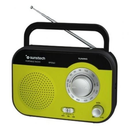 Rádio Portátil Sunstech RPS560/ Verde