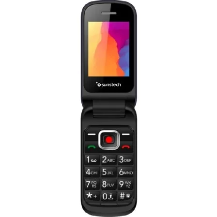 Telemóvel Sunstech CELT24 4G 2.4" Dual SIM Botão SOS para Idosos Preto - Imagem 3