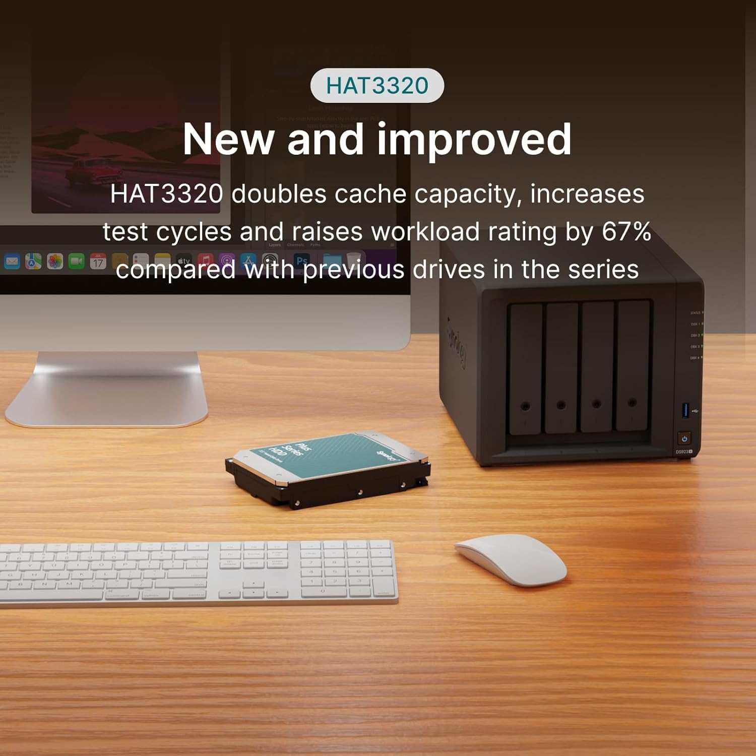Disco Rígido Synology Plus HAT3320 8TB/ 3.5"/ SATA III - Imagem 2