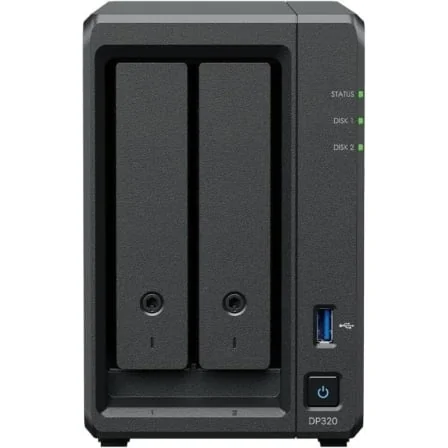 Servidor de Backup NAS Synology ActiveProtect DP320 2 Baías 8GB DDR4 16TB Formato Torre