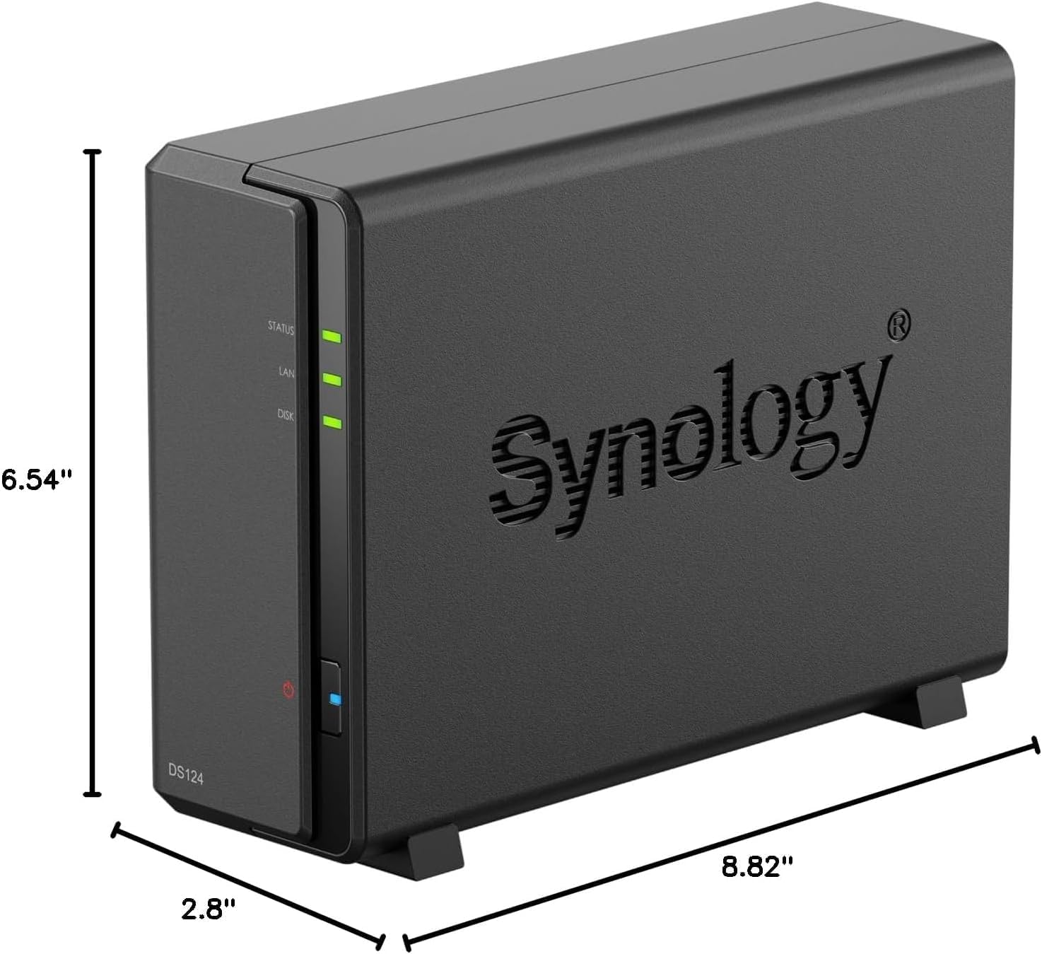 NAS Synology Diskstation DS124/ 1 Baía 3.5"- 2.5"/ 1GB DDR4/ Formato Torre - Imagem 5