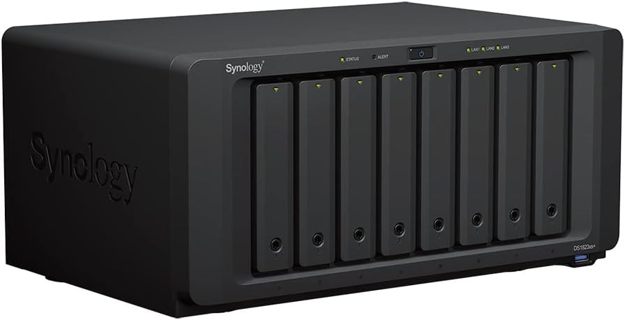 NAS Synology Diskstation DS1823XS+/ 8 Baías 3.5"- 2.5"/ 8GB DDR4/ Formato Torre - Imagem 6