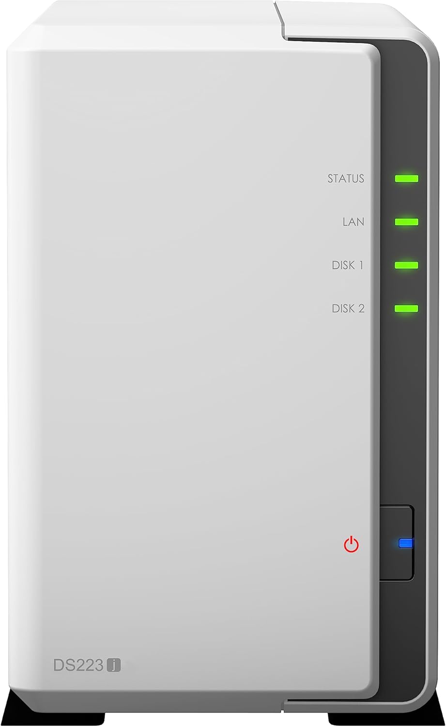 NAS Synology Diskstation DS223J/ 2 Baías 3.5"- 2.5"/ 1GB DDR4/ Formato Torre - Imagem 2