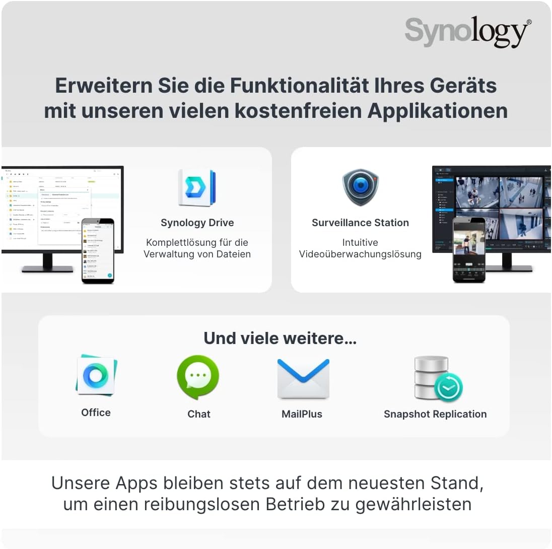 NAS Synology Diskstation DS2422+/ 12 Baías 3.5"- 2.5"/ 4GB DDR4/ Formato Torre - Imagem 4