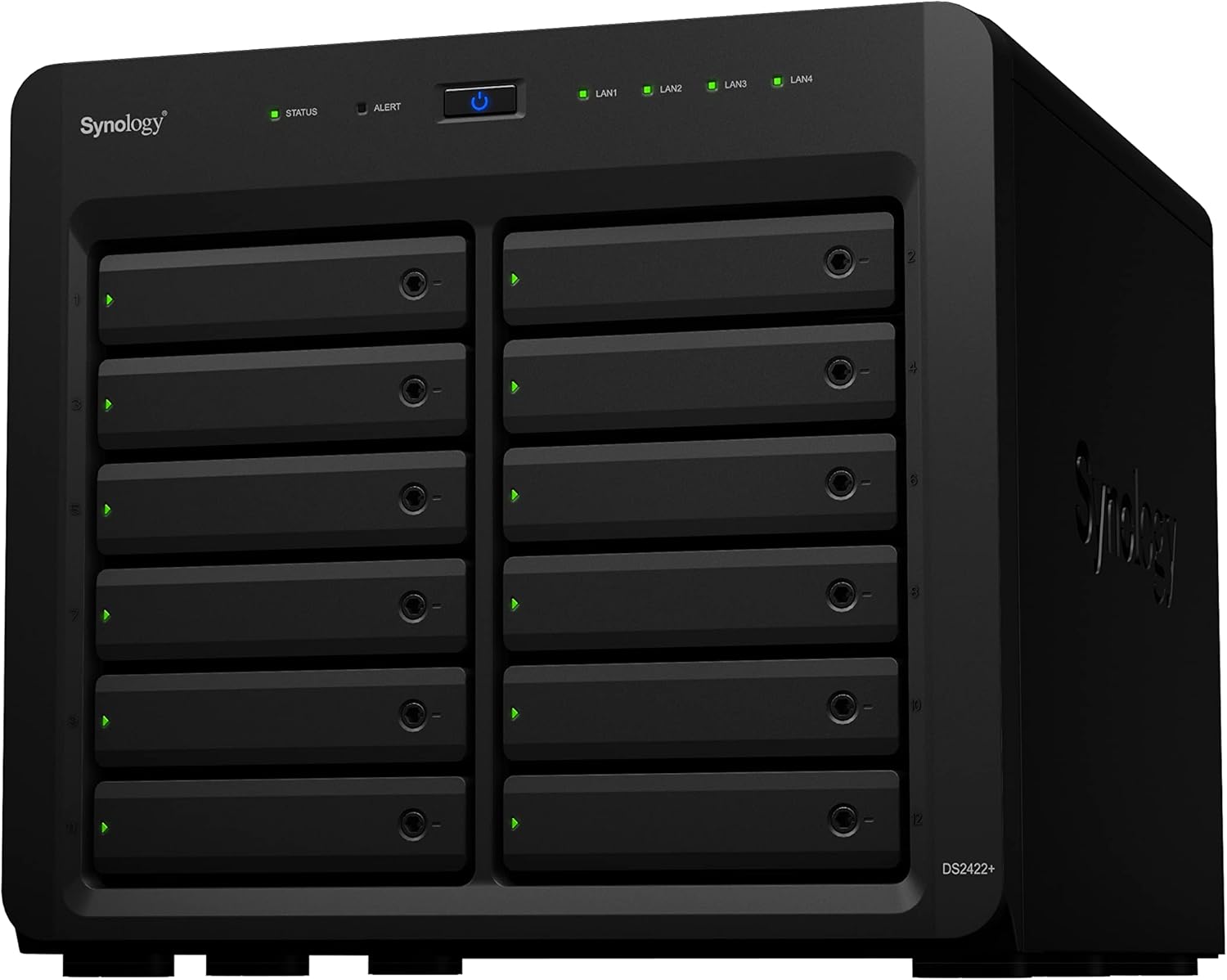 NAS Synology Diskstation DS2422+/ 12 Baías 3.5"- 2.5"/ 4GB DDR4/ Formato Torre - Imagem 1