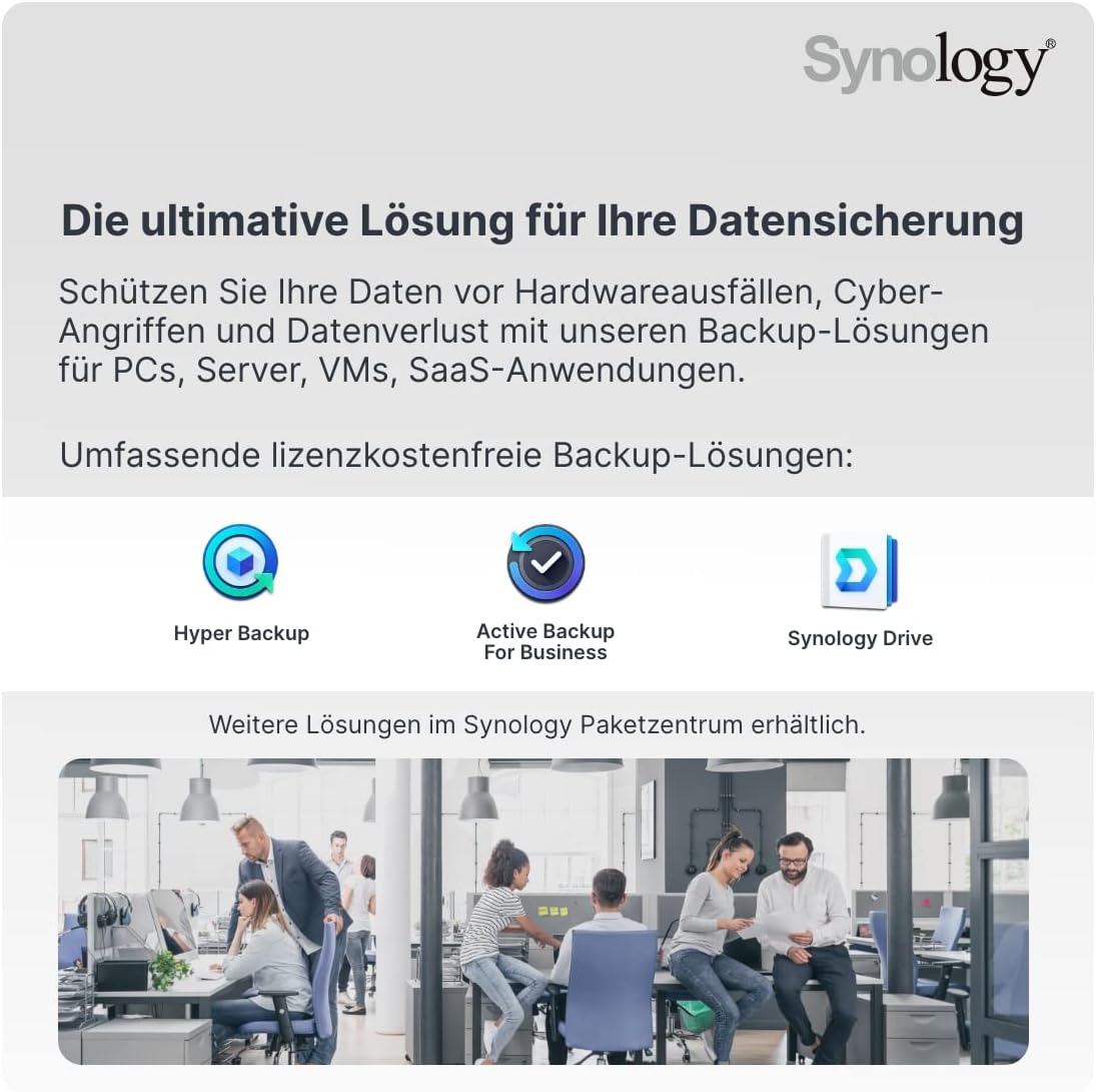 NAS Synology Diskstation DS2422+/ 12 Baías 3.5"- 2.5"/ 4GB DDR4/ Formato Torre - Imagem 3