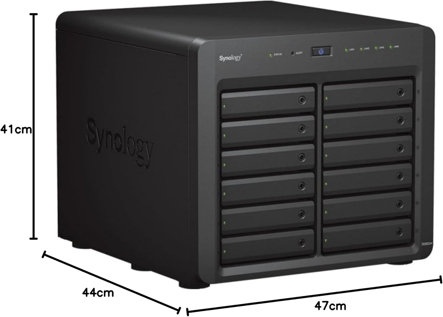 NAS Synology Diskstation DS3622XS+/ 12 Baías 3.5"- 2.5"/ 16GB DDR4/ Formato Torre - Imagem 10