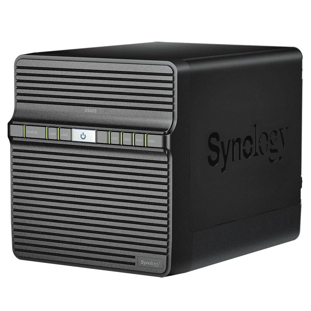 NAS Synology Diskstation DS423/ 4 Baías 3.5"- 2.5"/ 2GB DDR4/ Formato Torre