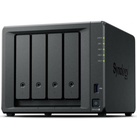 NAS Synology Diskstation DS425+/ 4 Baías 3.5"- 2.5"/ 2GB DDR4/ 8TB/ Formato Torre - Imagem 2