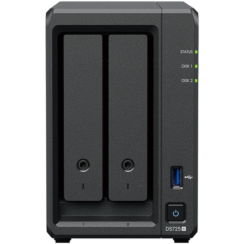 NAS Synology Diskstation DS725+/ 2 Baías 3.5"- 2.5"/ 4GB DDR4/ Formato Torre - Imagem 4