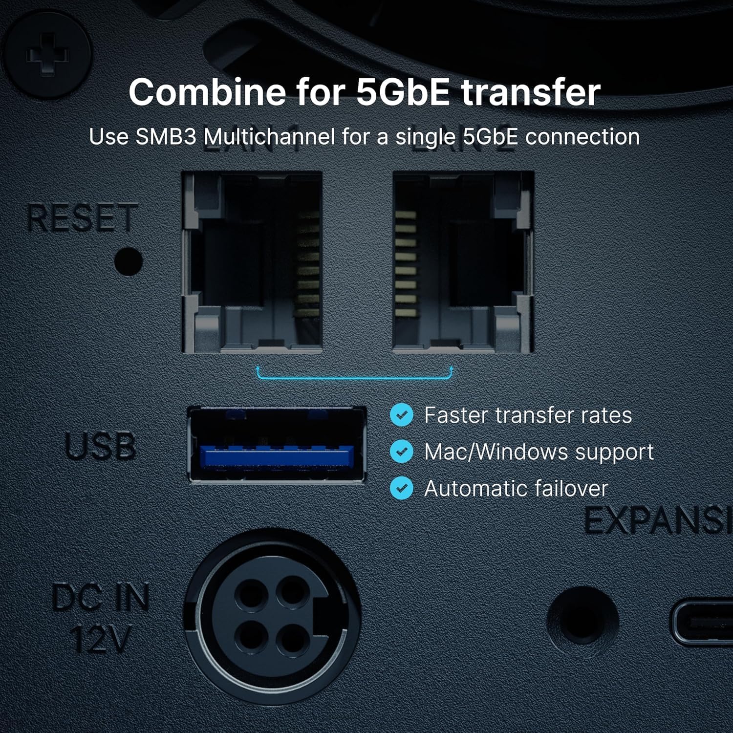 NAS Synology Diskstation DS925+/ 4 Baías 3.5"- 2.5"/ 4GB DDR4/ Formato Torre - Imagem 4