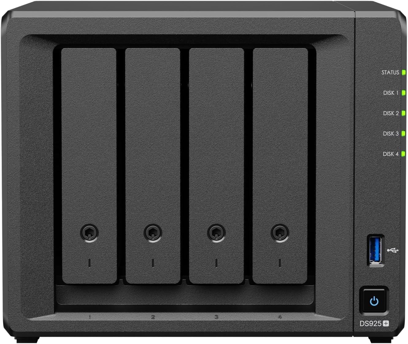 NAS Synology Diskstation DS925+/ 4 Baías 3.5"- 2.5"/ 4GB DDR4/ Formato Torre - Imagem 8