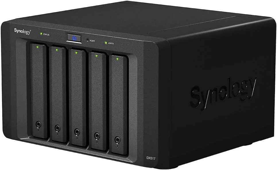 Unidade de Expansão Synology DX517 5 Baías SATA 3.5"/2.5" Formato Torre - Imagem 2