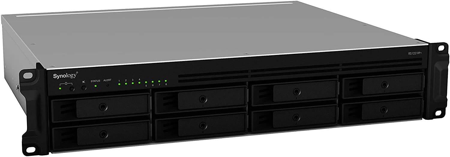 NAS Synology Diskstation RS1221RP+/ 8 Baías 3.5"- 2.5"/ 4GB DDR4/ Formato Rack - Imagem 4