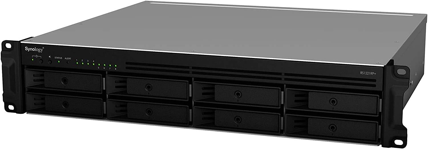 NAS Synology Diskstation RS1221RP+/ 8 Baías 3.5"- 2.5"/ 4GB DDR4/ Formato Rack - Imagem 2