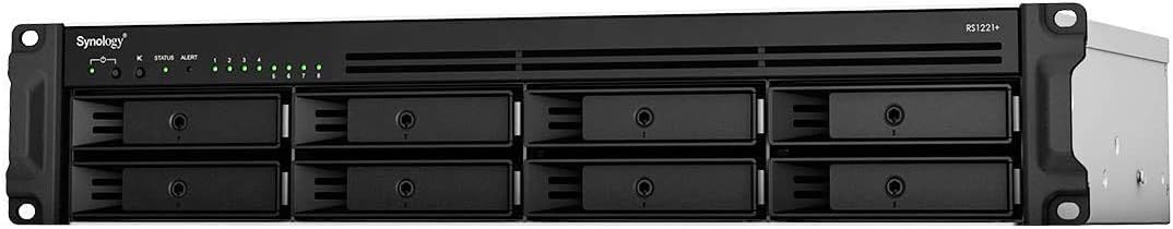 NAS Synology RackStation RS1221+ / 8 Baías 3.5"-2.5" / 4GB DDR4 / Formato Rack - Imagem 2