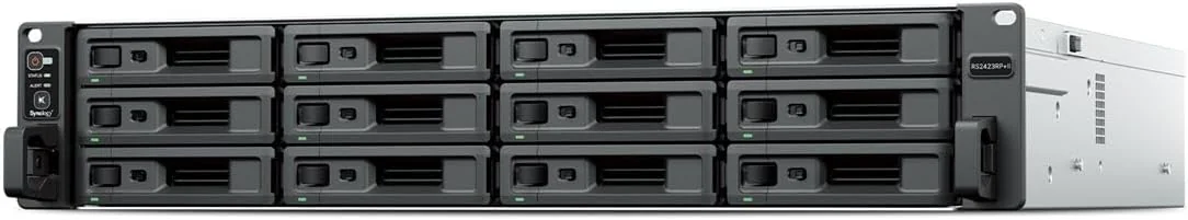 Servidor NAS Synology RackStation RS2423RP+II 12 Baías 8GB DDR4 Formato Rack 2U Fonte Redundante