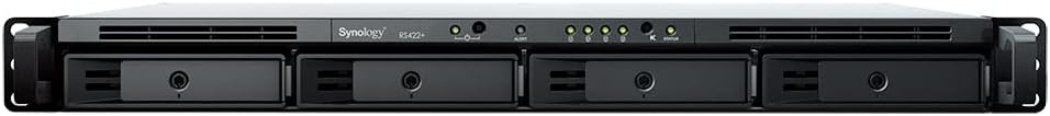 NAS Synology RackStation RS422+/ 4 Baía 3.5"- 2.5"/ 2GB DDR4/ Formato Rack