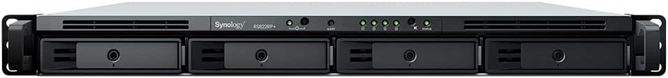 NAS Synology RackStation RS822+/ 4 Baías 3.5"- 2.5"/ 2GB DDR4/ Formato Rack