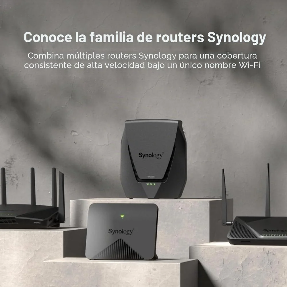 Router Mesh Synology MR2200AC Tri-band AC2200 WiFi 802.11ac Quad-Core 256MB RAM - Imagem 4