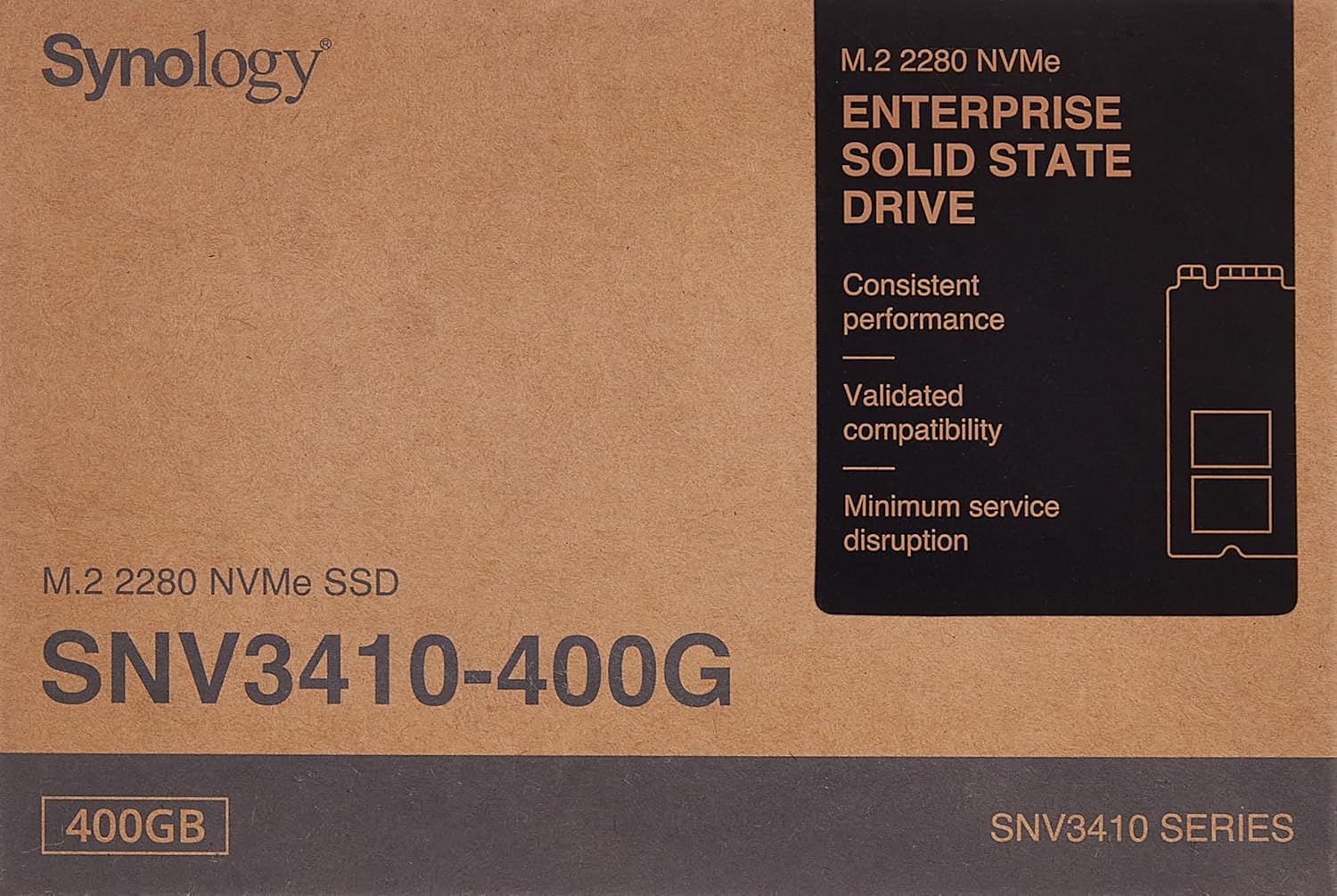 Disco SSD Synology SNV3410 400GB/ M.2 2280 PCIe Gen3 - Imagem 4