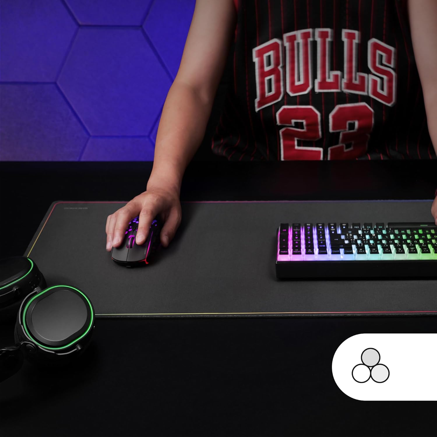 Alfombrilla Mars Gaming MMP224/ 880 x 330 x 3mm/ Preta - Imagem 2